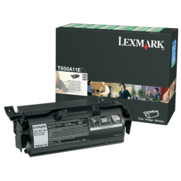 Lexmark Tonerkassett sort 7.000 sider return T650A11E