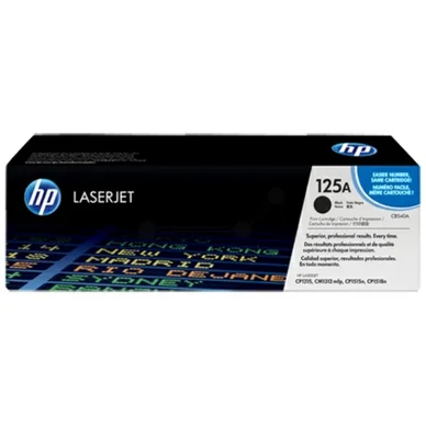 HP HP 125A Värikasetti musta CB540A Vastaa: N/A
