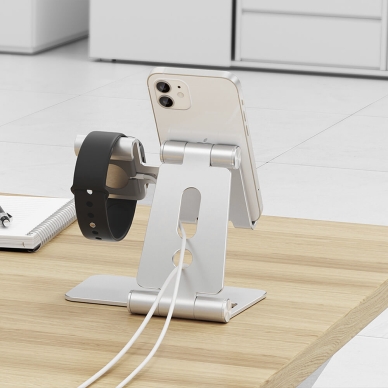 Restore Pro Laddningsställ för Telefon/Apple Watch Silver