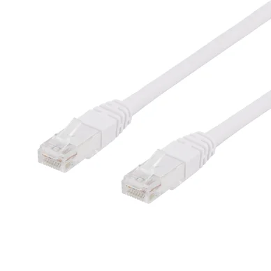 DELTACO U/UTP Cat6 Netværkskabel, 10m, 250MHz, Delta-certificeret, LSZH, hvid TP-610V Modsvarer: N/A