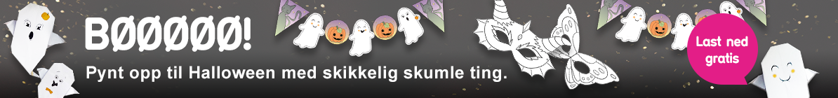 B ø ø ø ø ø! Pynt opp til halloween med skikkelig skumle ting. Last ned gratis 