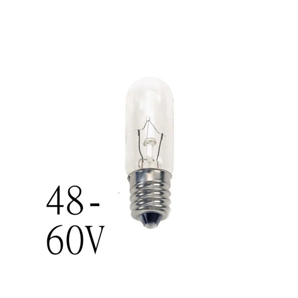 Glöd Signallampa E14 tub T16x54 6-10W 48-60V