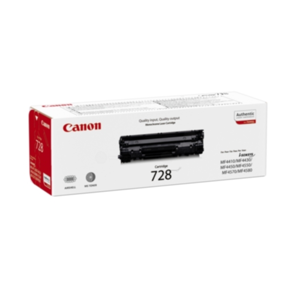Canon Canon 728 Tonerkassett Svart 3500B002 Tilsvarer: N/A
