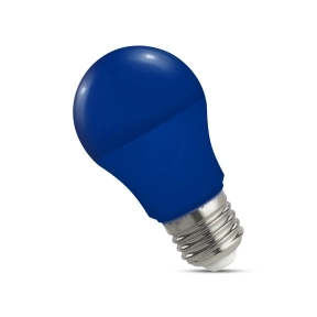 Blå E27 LED-lampa 4,9W