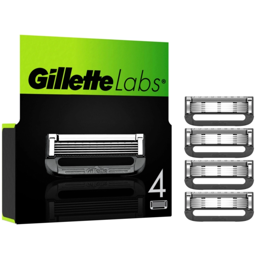 Gillette Gillette Labs Barberblad 4-pakning Barberblad og barberhøvler,Personpleie,Barberblad og barberhøvler