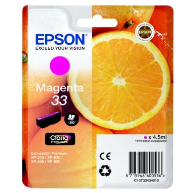 EPSON alt EPSON 33 Bläckpatron Magenta