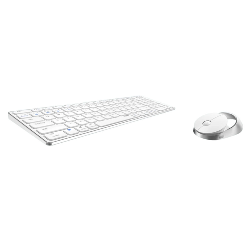 Rapoo Tastatur/Musesett 9750M Multi-Mode Trådløst Hvit, Nordic