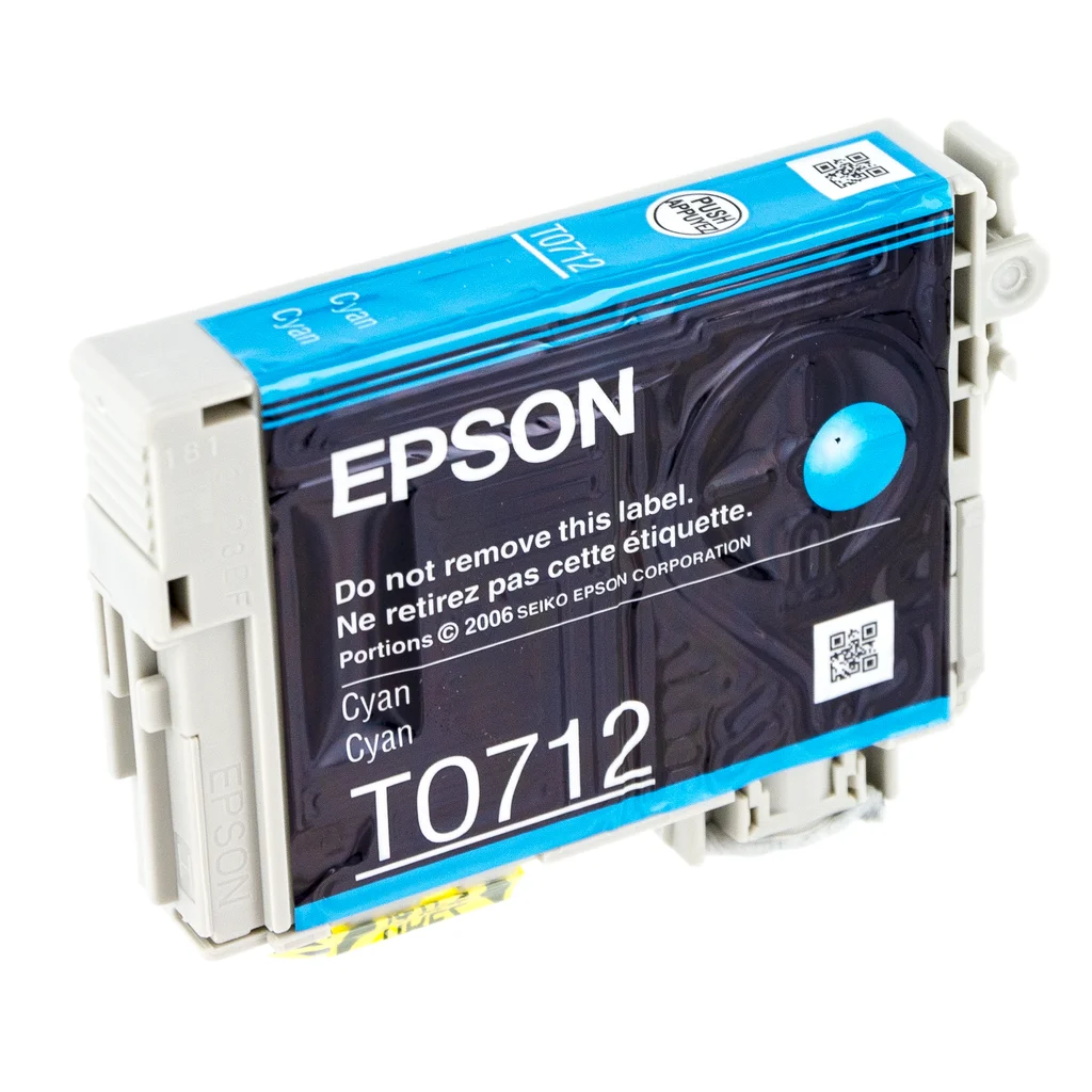 Epson T0712 Bläckpatron Cyan