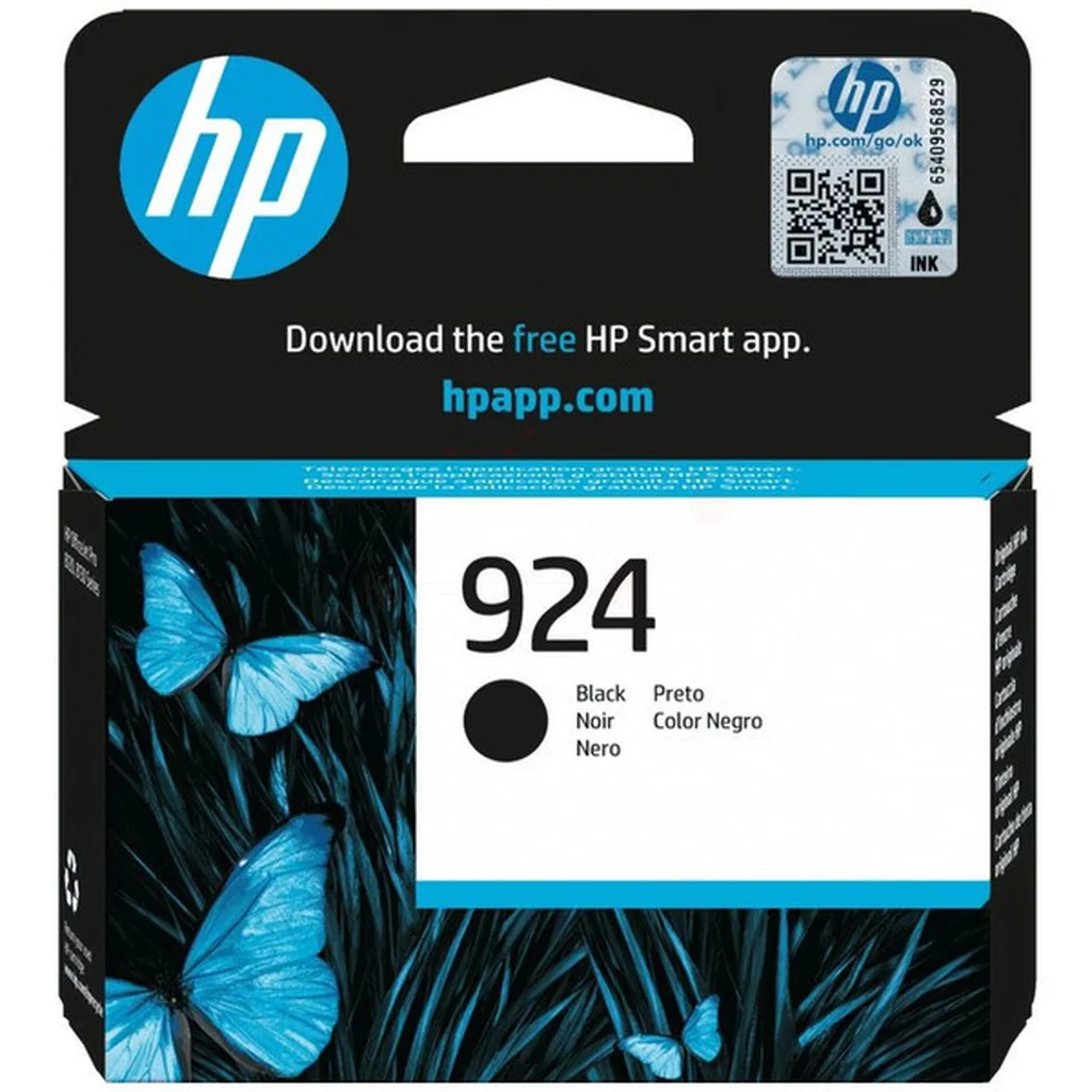 HP 924 Bläckpatron svart