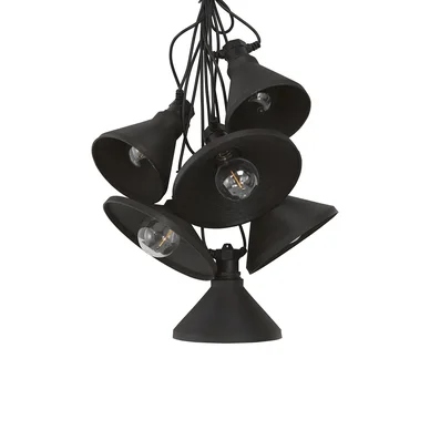 Daphne Ljusslinga 6st LED-lampor Svart 7,2m IP44 Daphne Ljusslinga 6st LED-lampor Svart 7,2m IP44