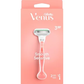 Gillette Venus Smooth Sensitive Rakhyvel + 2 rakblad