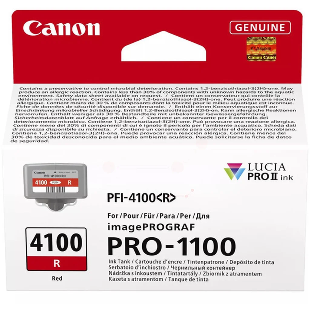 Canon PFI-4100 Bläckpatron Röd