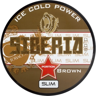 Siberia Snus alt Siberia Brown Ice Cold Power Slim
