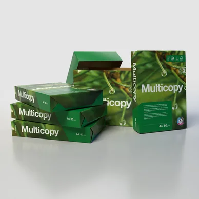 MultiCopy Original, A4 80g ohålat 2500 ark
