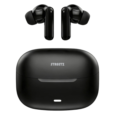 Streetz T120 TWS in-ear øretelefoner sorte T120-BLK Modsvarer: N/A