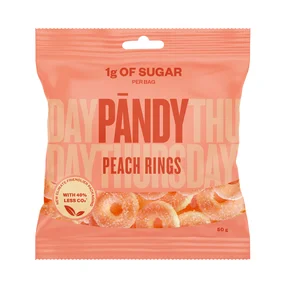 Pändy Candy Peach Rings, 50g