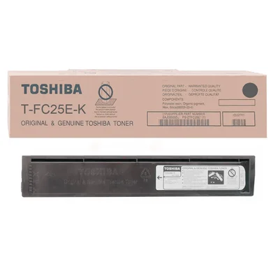 TOSHIBA TOSHIBA T-FC 25 EK Tonerkassette sort 6AJ00000075 Modsvarer: N/A billede