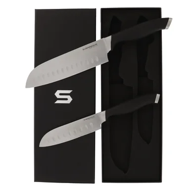 Knivset Subarashii Santoku kockknivar, 2-pack
