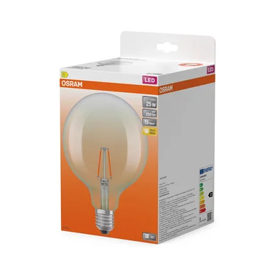OSRAM LED Glob125 25 Klar 1,8W 827 E27 4099854466113 Modsvarer: N/A