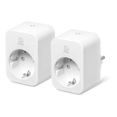 DELTACO Smart Home älypistorasia energiamittauksella, 16A, 2 kpl SH-P01E16-2P Vastaa: N/A