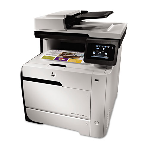 HP HP Laserjet Pro 300 color MFP M375nw - toner och papper