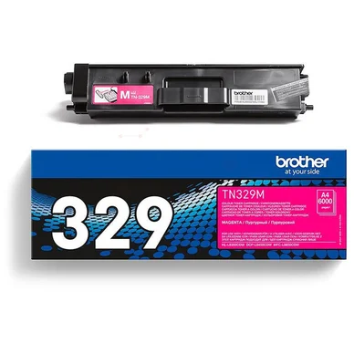 Brother Värikasetti magenta 6.000 sivua TN329M Vastaa: N/A