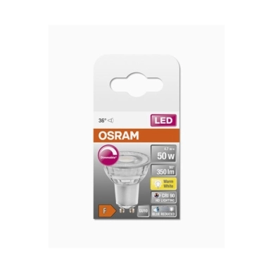 OSRAM alt Dimbar GU10 LED Spotlight 4,7W 2700K 90-99ra