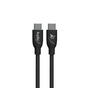 Aqiila Cablebird CB11 USB-C till C 240W flätad 1m svart