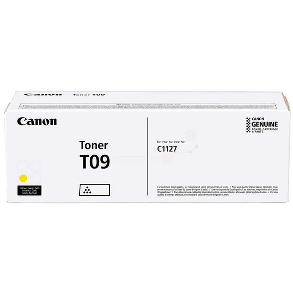 Canon T09 Y Tonerkassett Gul