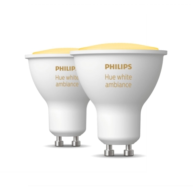 PHILIPS alt Philips HueWA GU10 4,3W 2-pakkaus