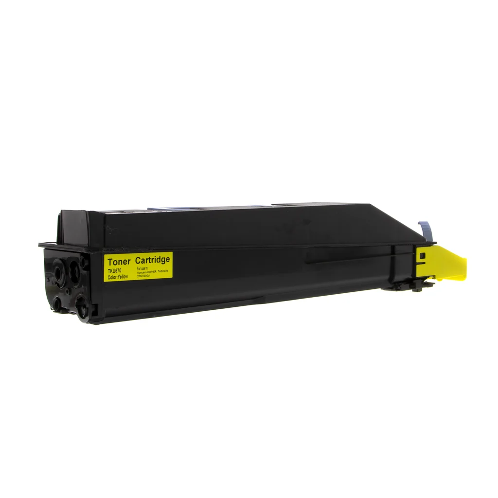 Tonerkassett, ersätter Kyocera TK-865Y, gul, 12.000 sidor