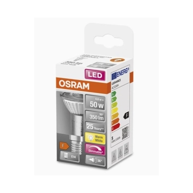 OSRAM alt LED E14 spotlight 5,5W dimbar 90-99ra 2700K