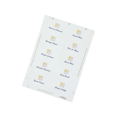 DURABLE Durable indstiksetiket 90x54mm 20 ark 145502 Modsvarer: N/A billede