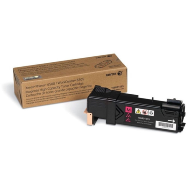 Xerox Tonerkassett magenta Høy Kapasitet 2.500 sider 106R01595 Tilsvarer: N/A