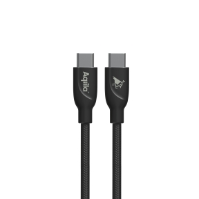 Aqiila Cablebird CB12 USB-C till C 240W flätad 2m svart