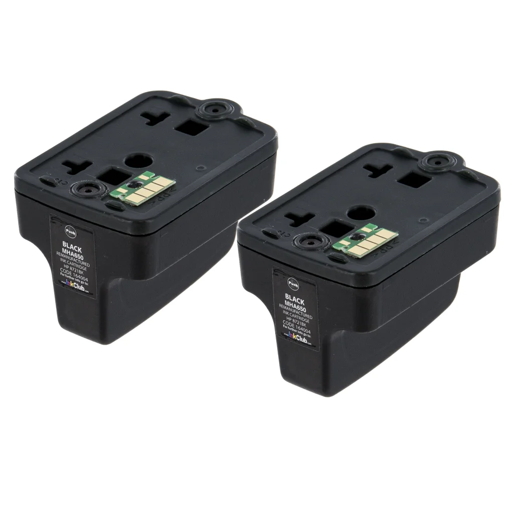 inkClub Bläckpatron svart, 2-pack MHA650-2 ersätter C8721