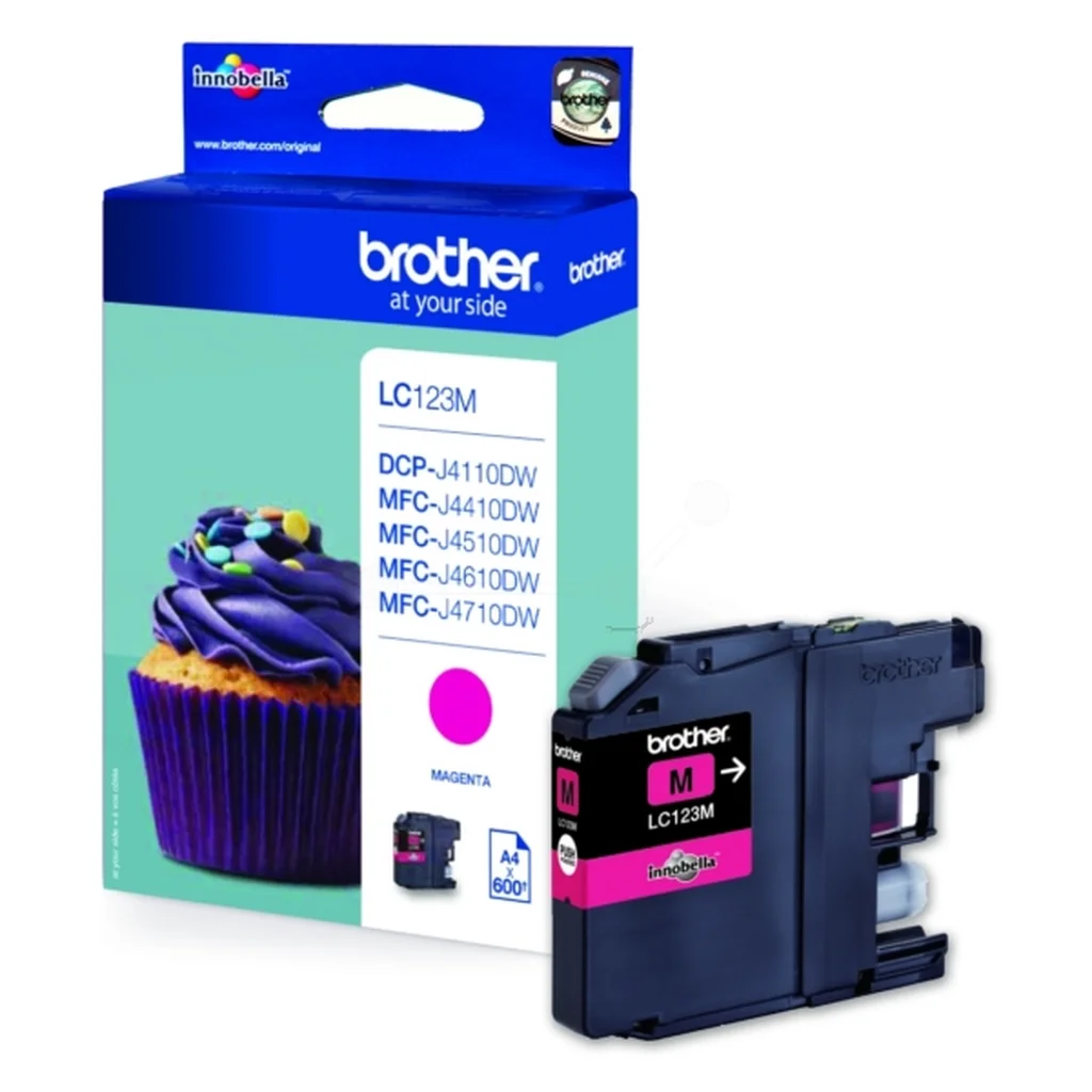 Brother LC-123 Bläckpatron magenta