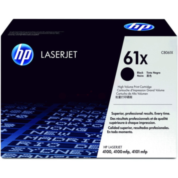 HP Tonerkassett, smart, maksimal kapasitet C8061X