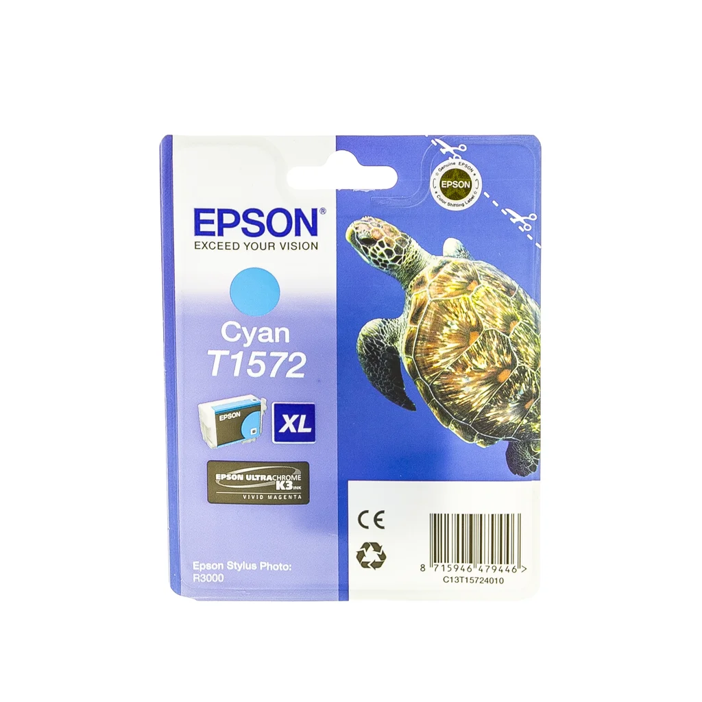 Epson T1572 Bläckpatron Cyan