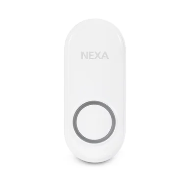 Nexa Nexa Trådløs trykknap til dørklokke MLT-1924 White 7330545183535 Modsvarer: N/A