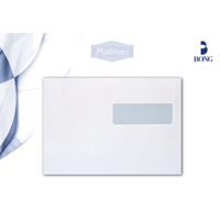Mailman kirjekuori C5 H2 PS valkoinen, suojateippi, 500 kpl