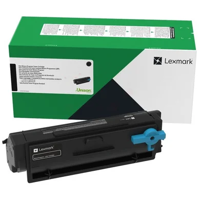 Lexmark Tonerkassette sort, 3000 sider 55B2000 Modsvarer: N/A billede