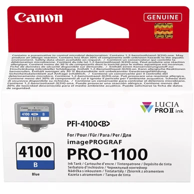 Canon Canon PFI-4100 Mustepatruuna Sininen PFI-4100B Vastaa: N/A