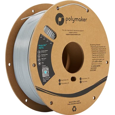 Polymaker Polymaker Polylite PETG 1,75 mm - 1kg Grå 6938936710059 Modsvarer: N/A