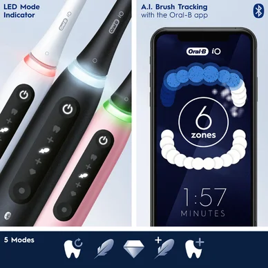 Oral-B iO5s Series 5s Eltandborste Quite White