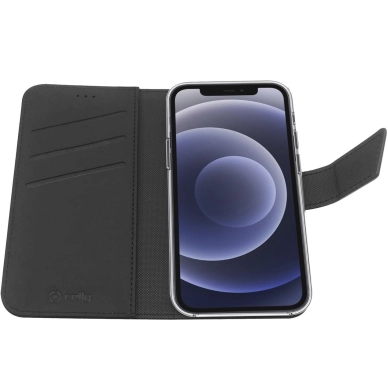 Celly alt Celly Wallet Case iPhone 13 Pro Max, musta
