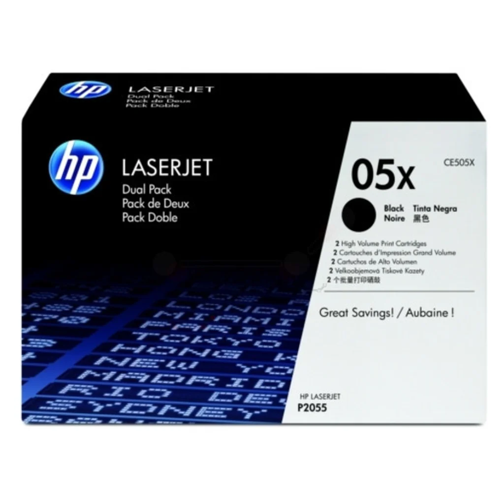 HP 05XD Tonerkassett Svart