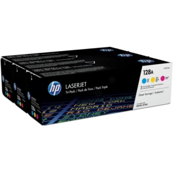 HP HP 128A Tonerkassett 3-pack C/M/Y CF371AM Tilsvarer: N/A