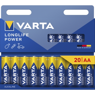 Varta Varta Longlife Power batteri - AA 20 pk. 4906121720 Modsvarer: N/A billede