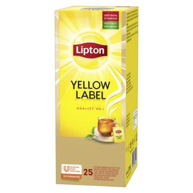 Lipton alt Lipton Tea Yellow Label pakke med 25 stk.